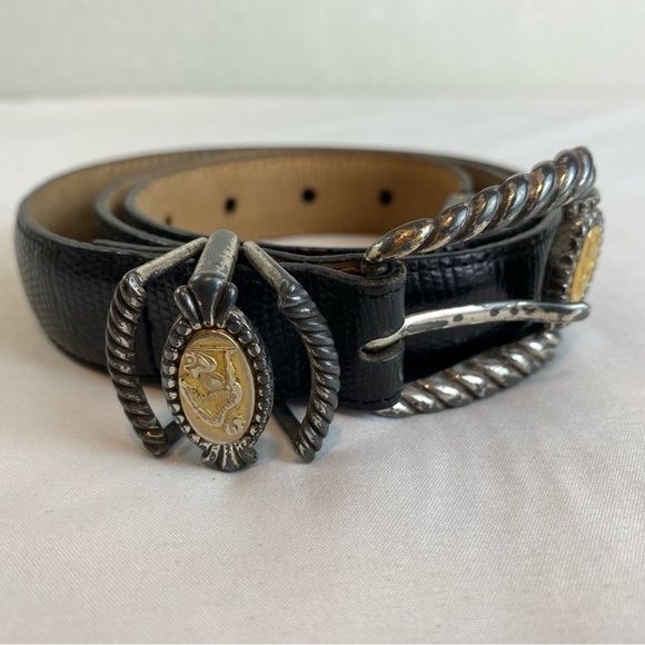 Brighton “Museum” Collection Snakeskin Leather Belt - Picture 1 of 16